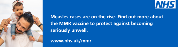 MMR vaccination invitation